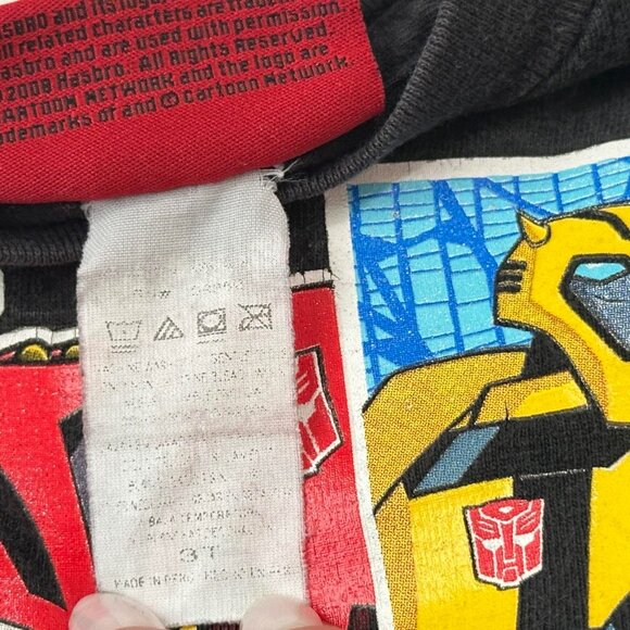 Vintage Kids Transformers tShirt Big Print Graphic Tee Shirt - Picture 5 of 5